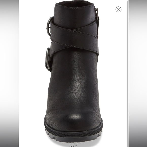Sorel Black Joan of Arctic II Wedge Bootie - Picture 2 of 5